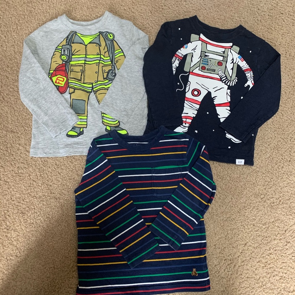 Baby Gap Long-Sleeved Tees 2T